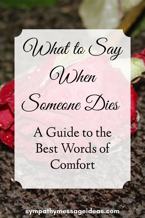 Comforting words to say when someone dies. Things To Know About Comforting words to say when someone dies. 